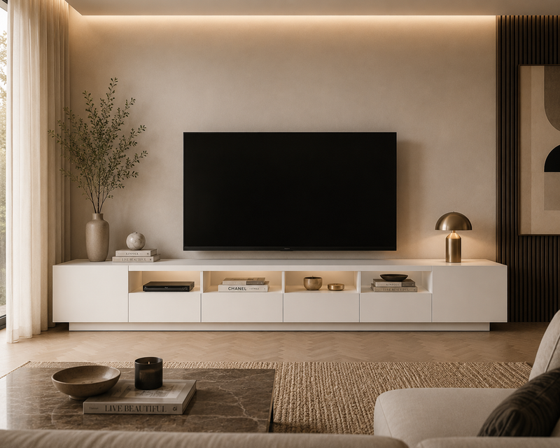 Meuble TV Blanc