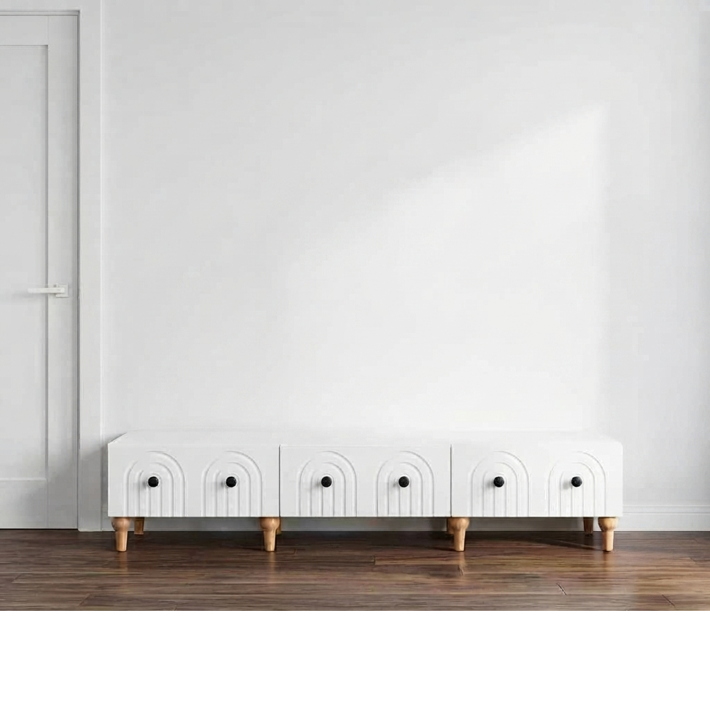 Meuble TV Blanc Mat / Victoria