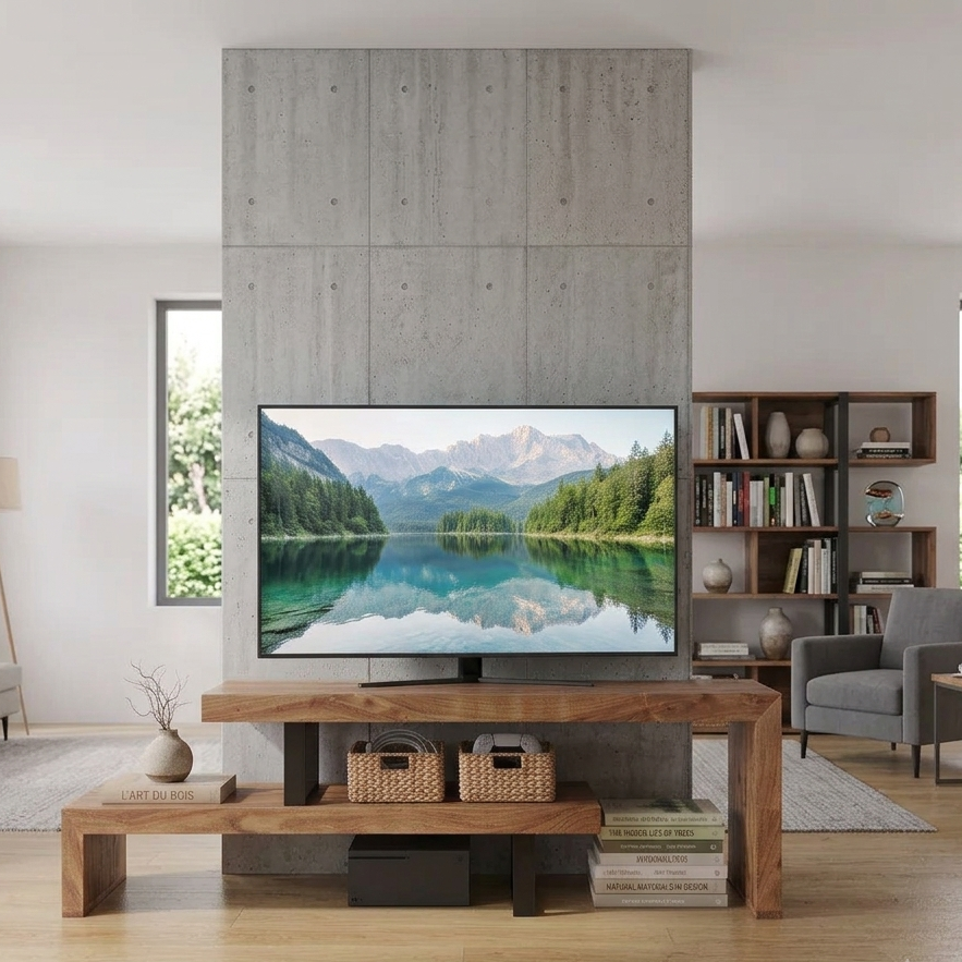 Meuble TV Bois Massif Modulable / Félicie